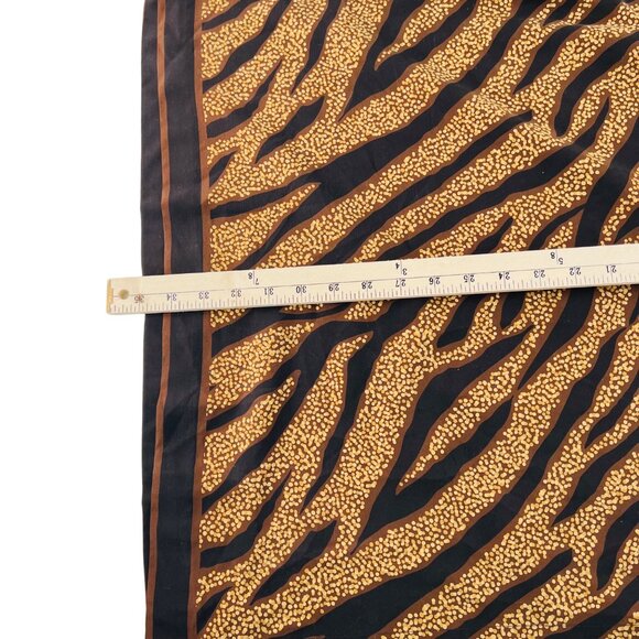 Cynthia Howie Maggy Boutique Womens Silk Zebra Print Top & Skirt Set Size 8 - Picture 4 of 9